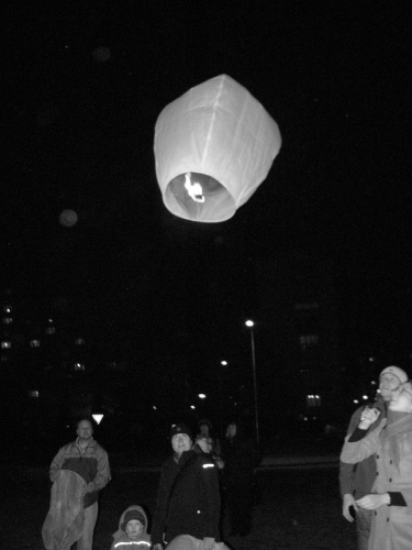 Lampiony tst v ProCit  vypoutn lampion s pnm - 26. 11. 2011